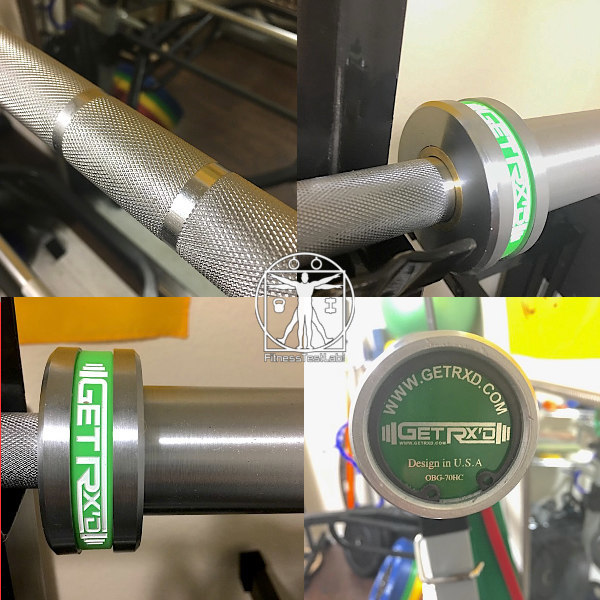 Best Short Barbells for Home Use - GetRXd Shorty Bar Review - Knurling and Sleeves