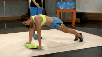 Simply Fit Board Plank Crossovers