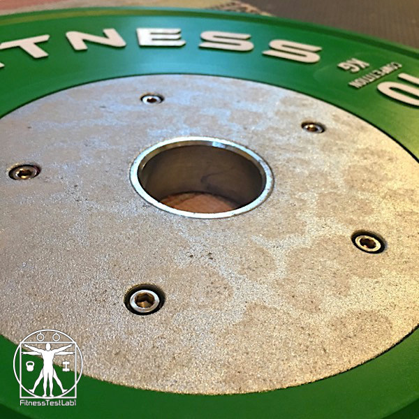 Rep Fitness Competition Bumper Plates Review - Discoloration