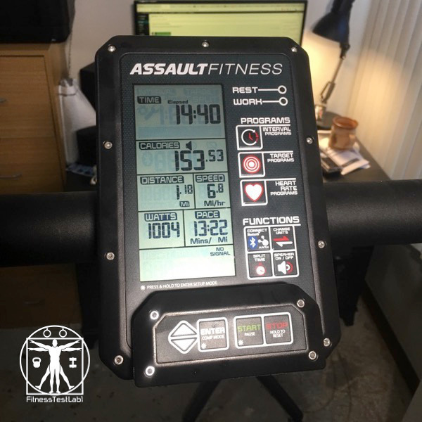 Assault Fitness Air Runner Review - Console View