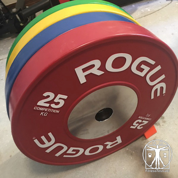 Rogue Fitness Competition Bumper Plates Review - Front Facing