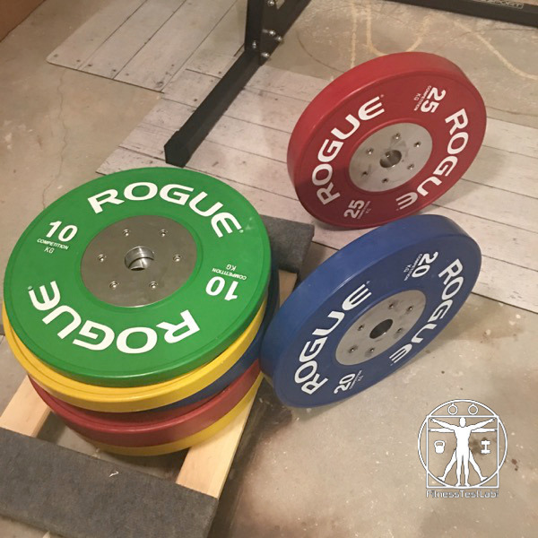 Rogue Fitness Competition Bumper Plates Review - Loaded on Cart