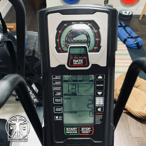 Rogue Echo Bike vs Schwinn Airdyne Pro - Airdyne Console