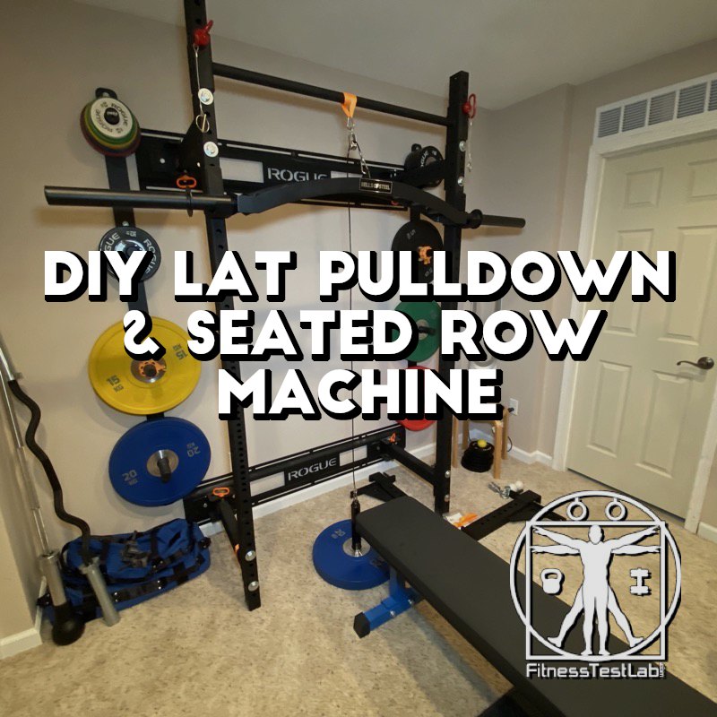 DIY Lat Pulldown and Seated Row Machine