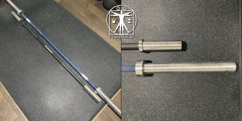 Best Compact Barbells - Rogue C-60B Bar - Size Comparison