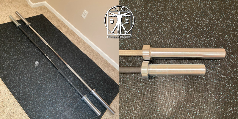 Best Short Barbells - Rogue C70S Bar - Size Comparison