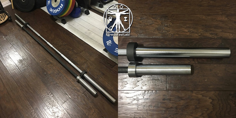 Best Short Barbells for Home Use - CAP OB-73UL Review - Size Comparison