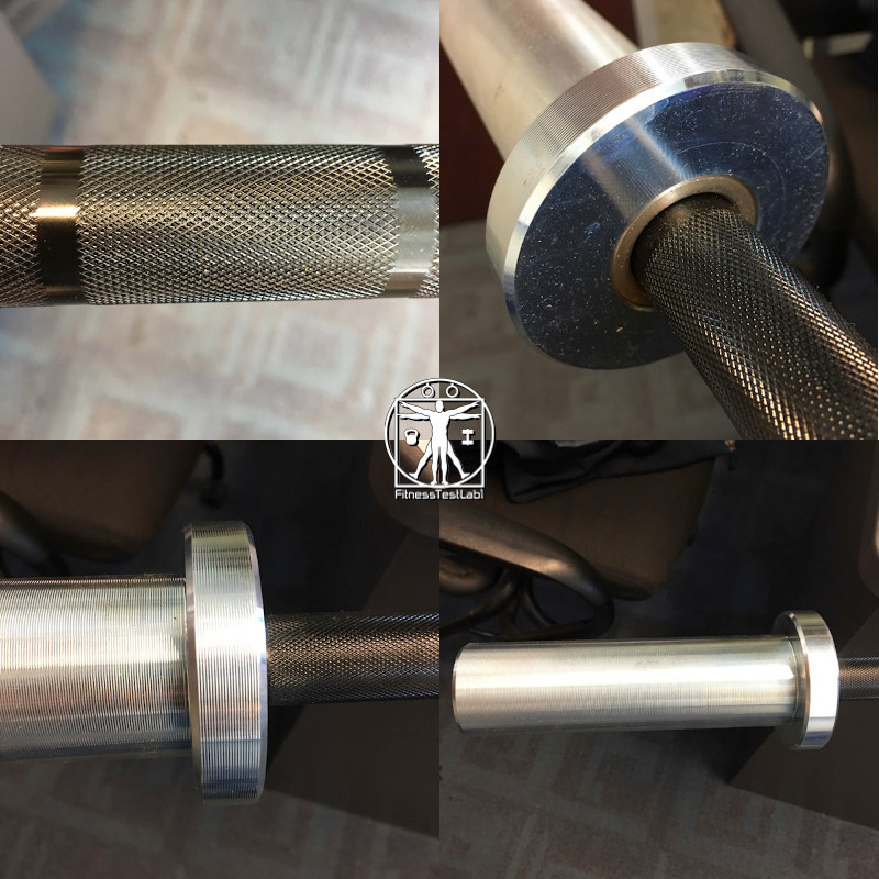 Best Short Barbells for Home Use - Rogue Junior Bar Review - Best Short Barbells for Home Use - Rogue Junior Bar Review - Collar and Sleeve