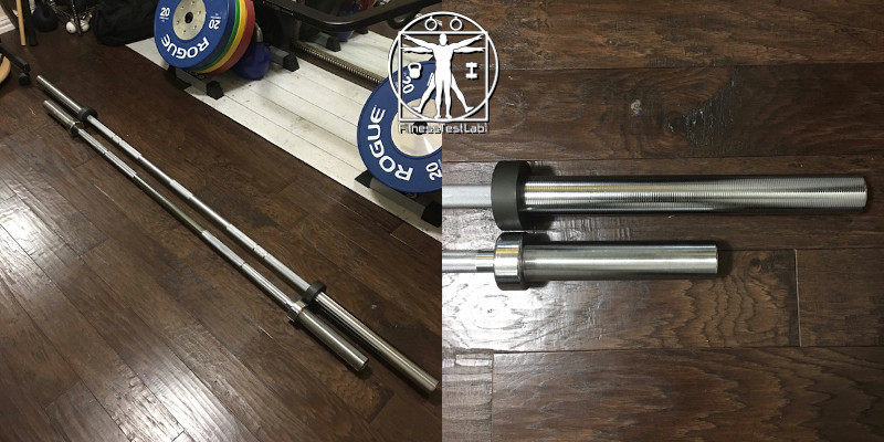 Best Short Barbells for Home Use - Troy Barbell 6 ft Olympic Chrome Bar Review - Size Comparison