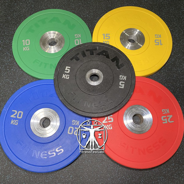 Titan Fitness Urethane Bumper Plates Review - Colorful Plates