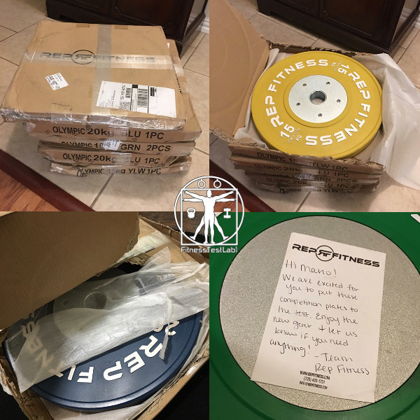 Rep Fitness Competition Bumper Plates Review - Unboxing