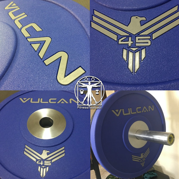 Vulcan Strength Urethane Bumper Plates Review - Close Up at Different Angles_